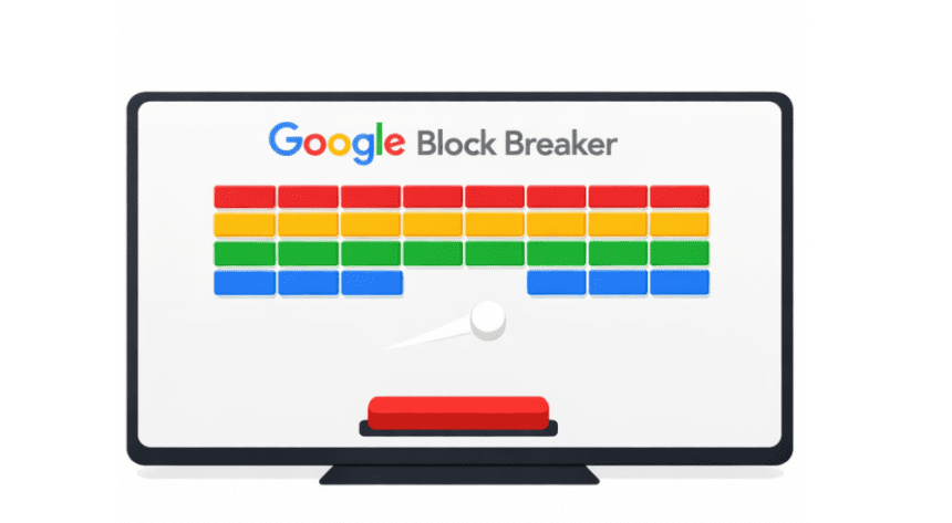 Google Block Breaker